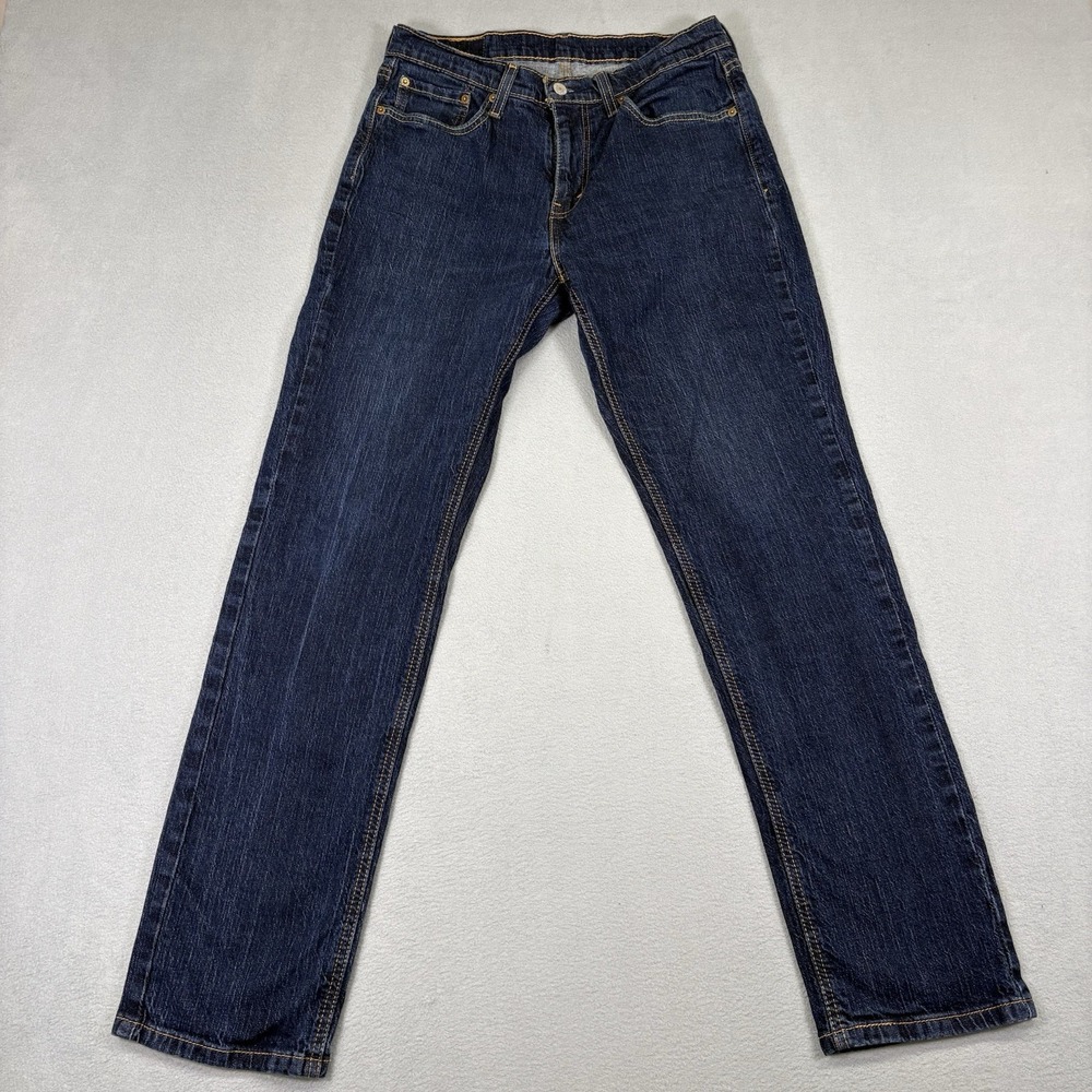Levis 541 Jeans Mens 32x32 Athletic Taper Dark Wash Blue Denim Stretch
